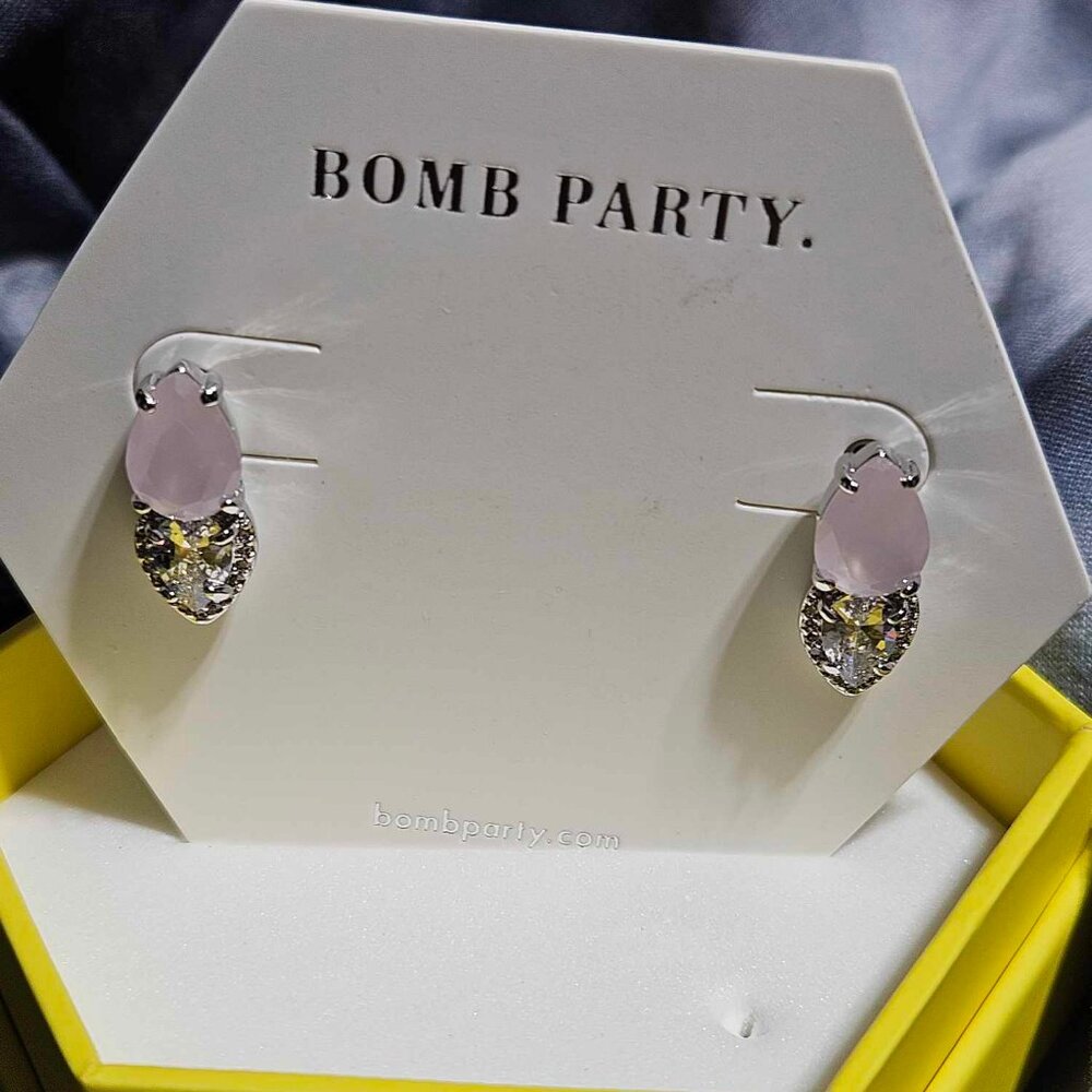 3500Rose Water Opal Wings of an Angel Studs